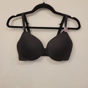 Body Glamour Light Padded Underwire Convertible Black T-shirt Bra size 40D